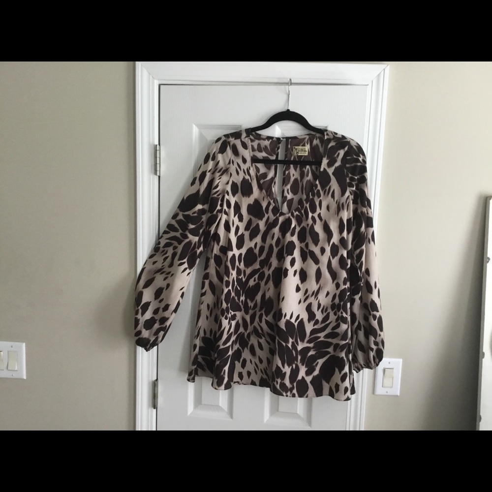 Show Me Your MuMu Large Animal Print Tunic Top